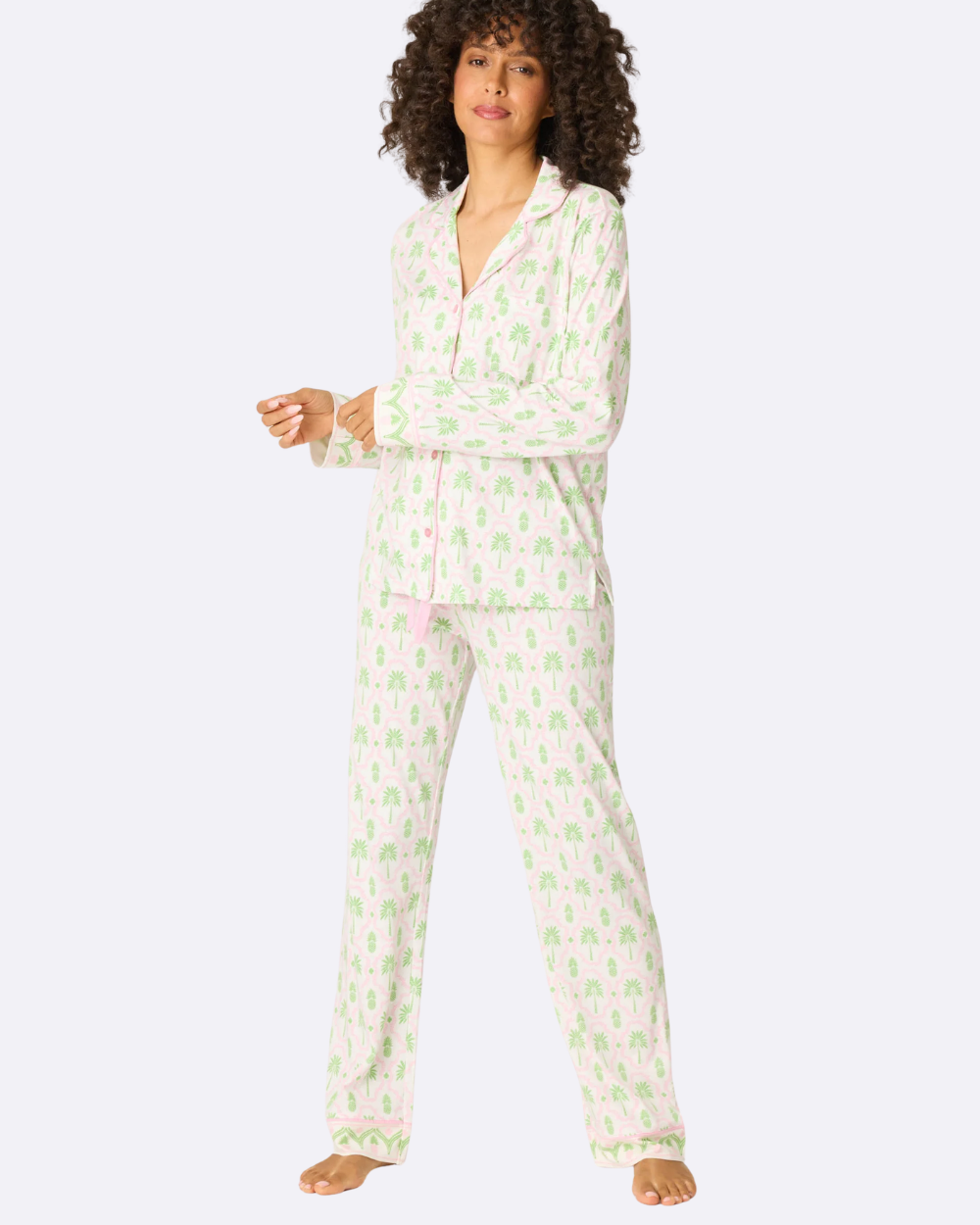 playful palms PJ Set