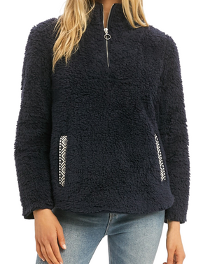 Fleece Half zip pullover