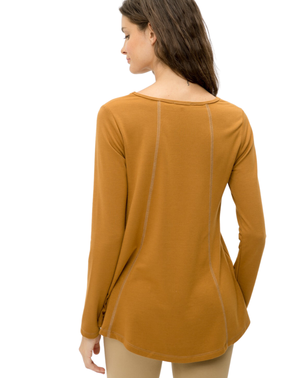 French Terry Scoop neck tunic