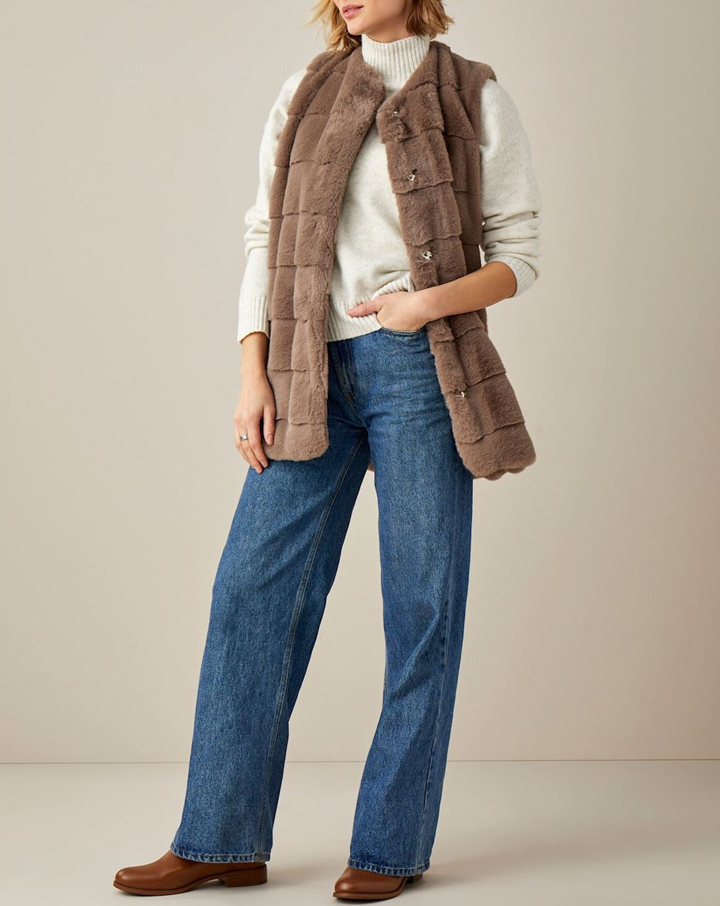 Taupe Vest