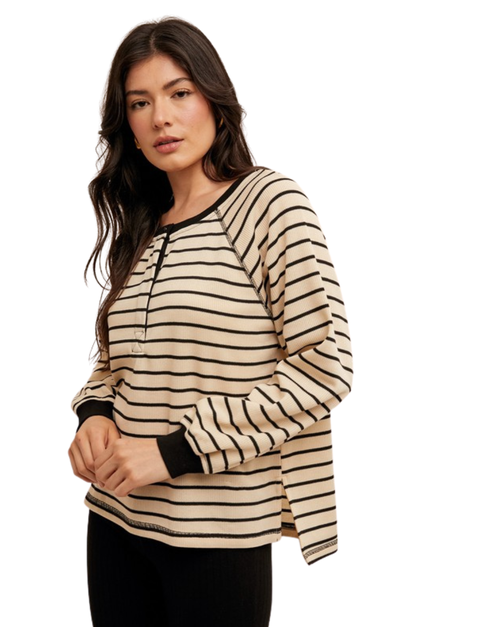 Oversized Stripe Top