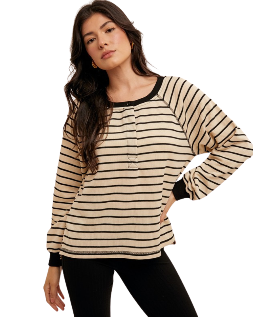 Oversized Stripe Top