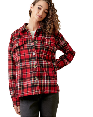 Plaid Shirt Jacket