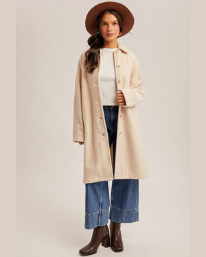 Ecru Teddy Coat