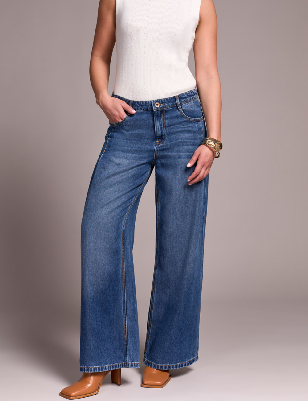 audrey wide leg jean