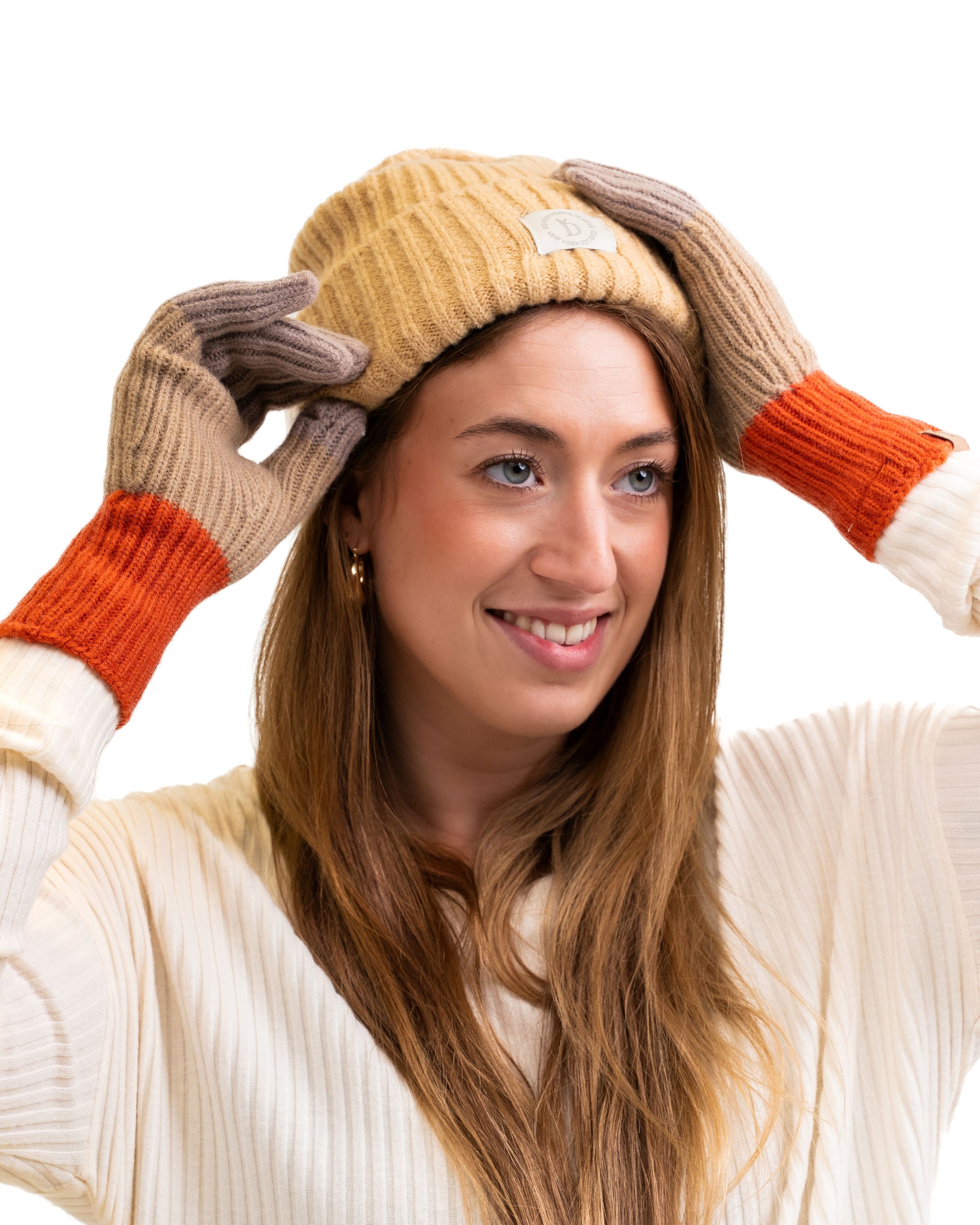 Colorblock Gloves
