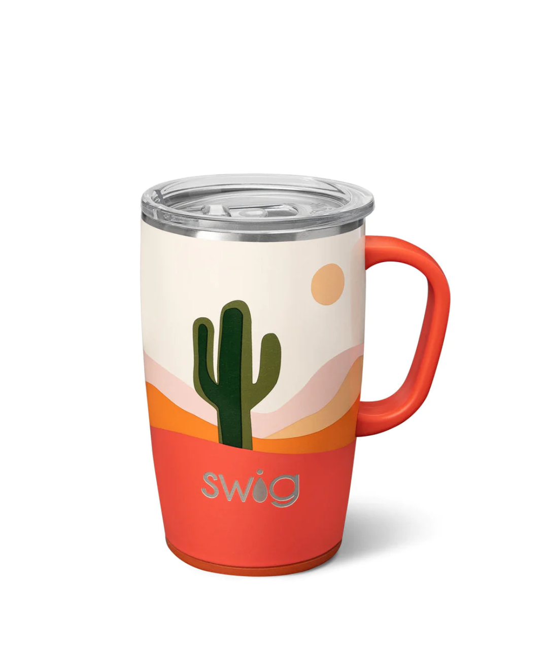 Swig Life 18oz Travel Mug | Insulated Stainless Steel Tumbler with Handle |  Pretty in Plaid