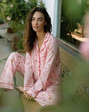 Whimsy Boots Pink PJ Set