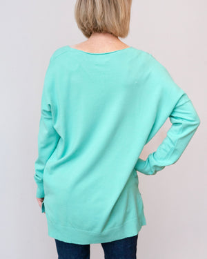 clearwater v-neck sweater