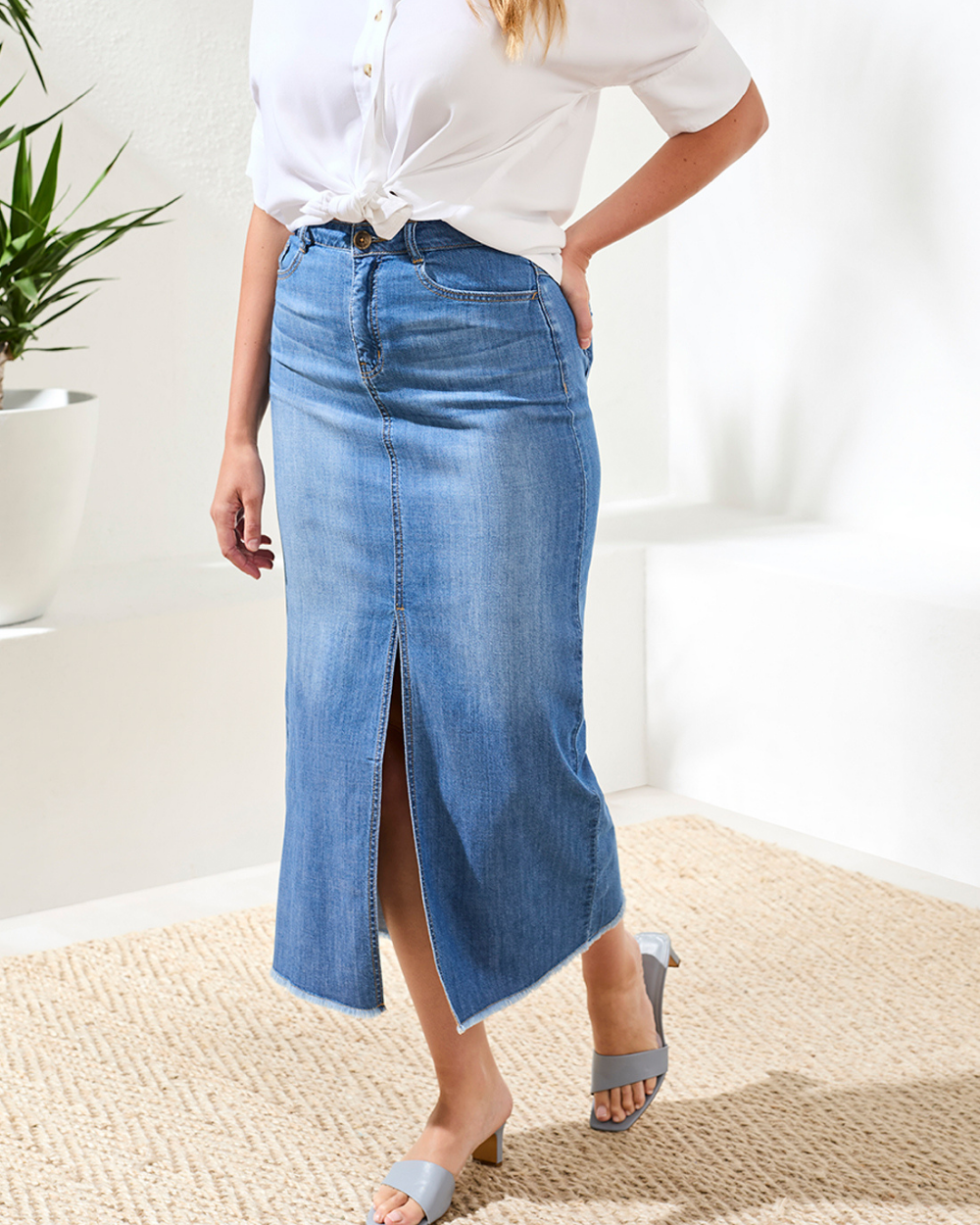 denim skirt