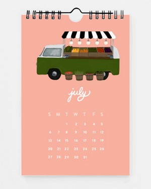 food truck calendar