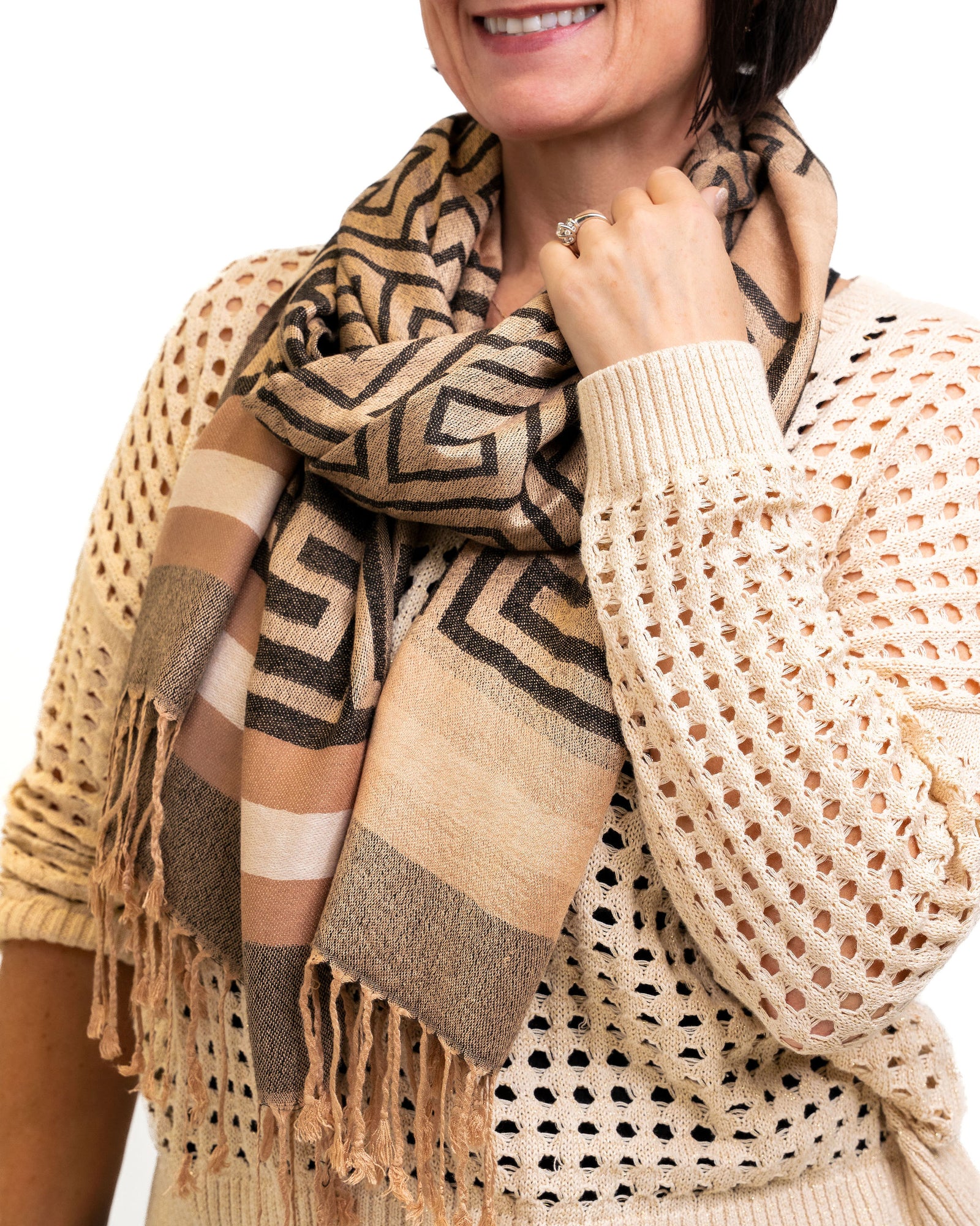 greek pashmina scarf