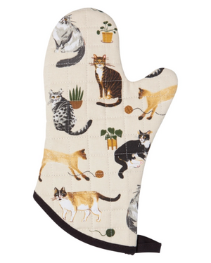 hot pad mitt cats