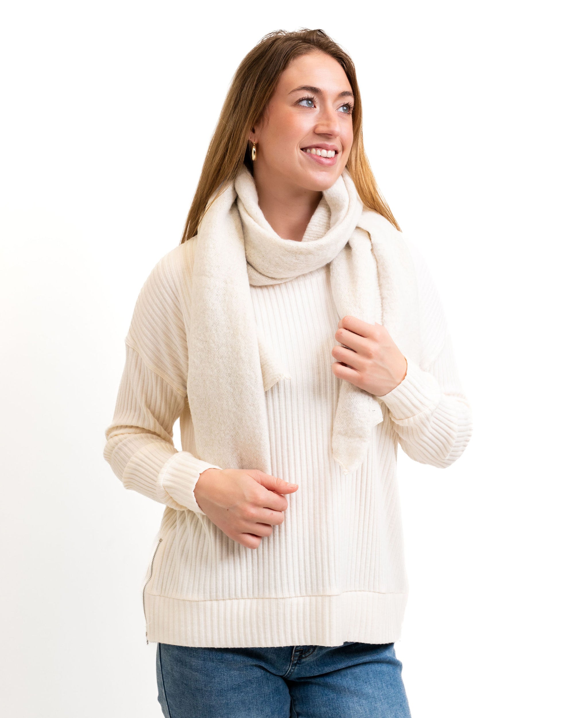ivory scarf