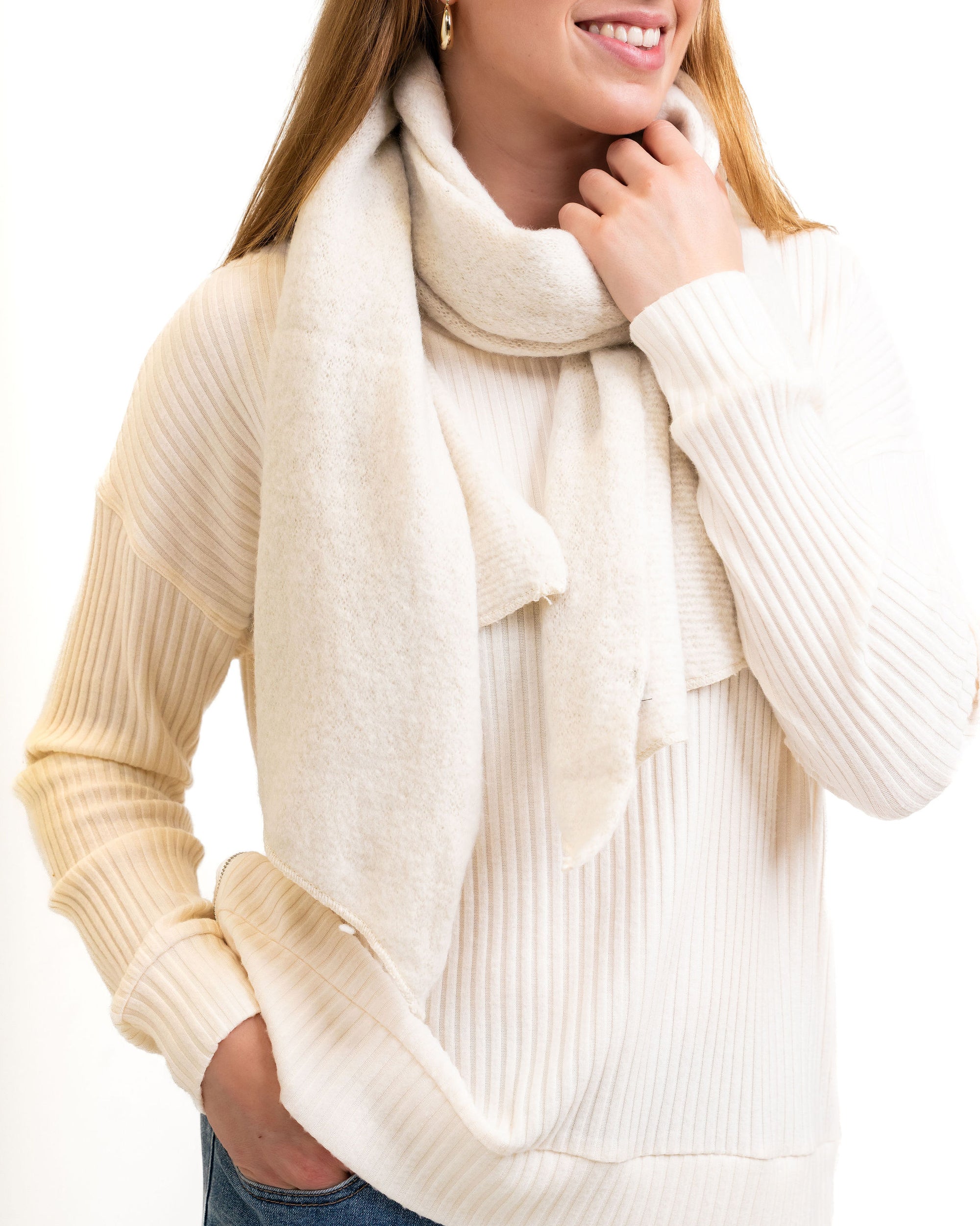 ivory scarf
