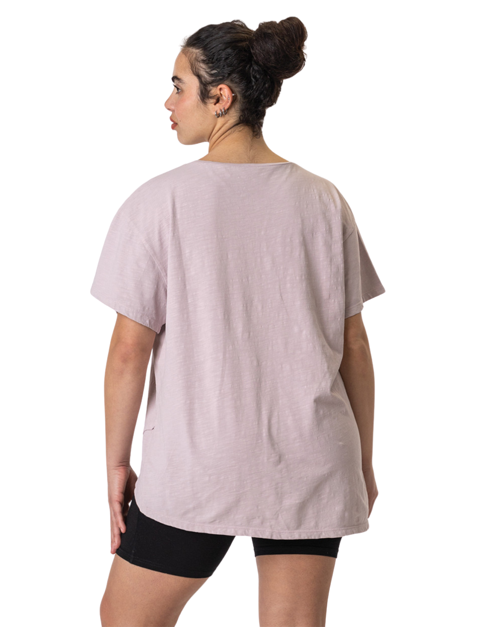 lavender french tuck tee