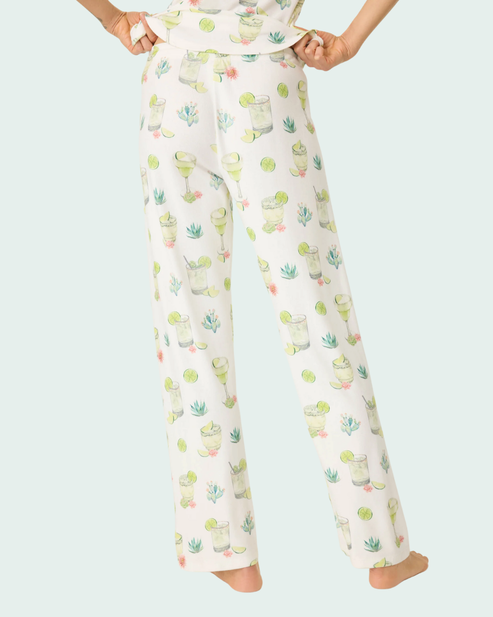 lime pants back