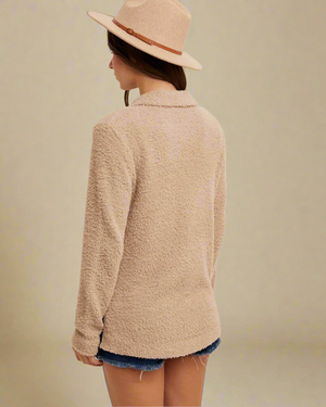 mocha sweater top