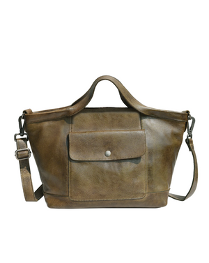 moss green claire bag