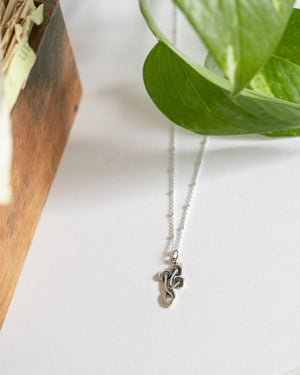 Sterling Silver Mushroom Necklaces