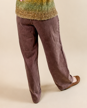 brown knit pants