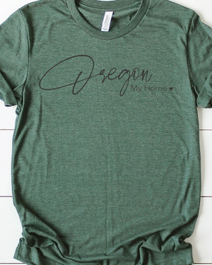 green oregon tee