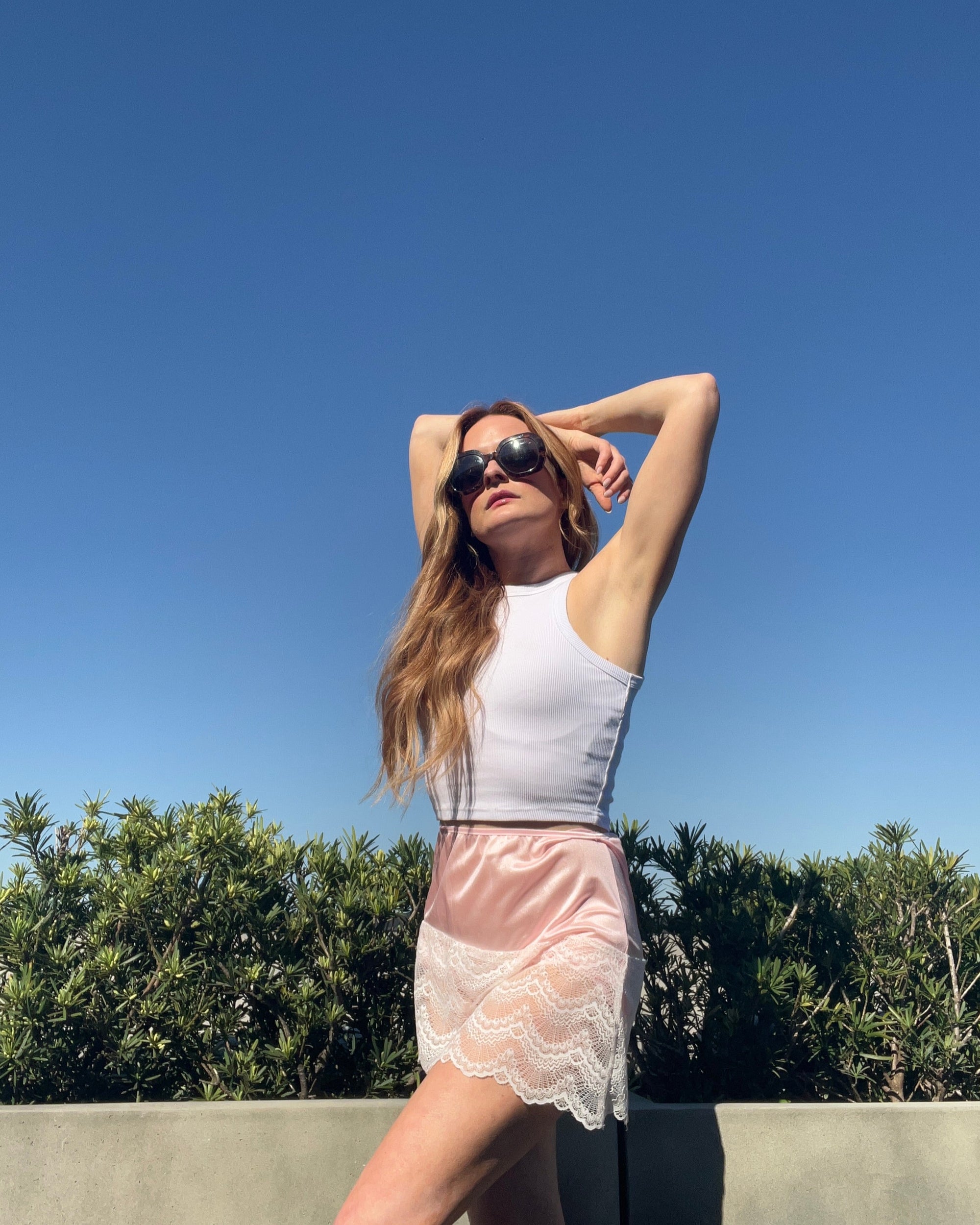 pink mini slip