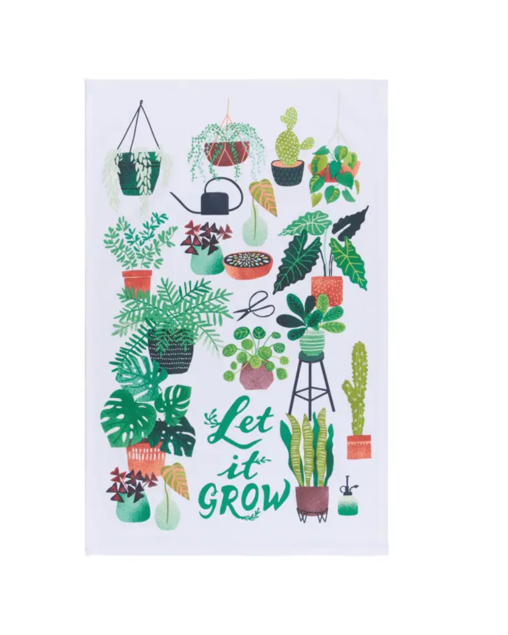 plant tea towel