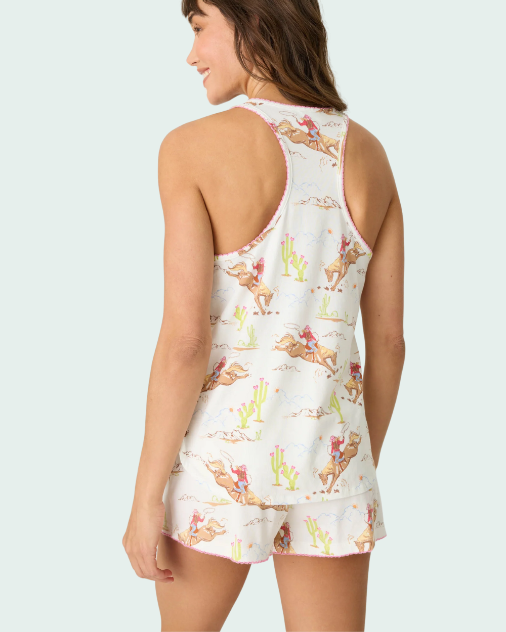 playful western tank