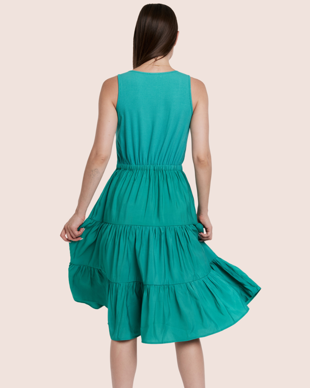 portia dress teal 