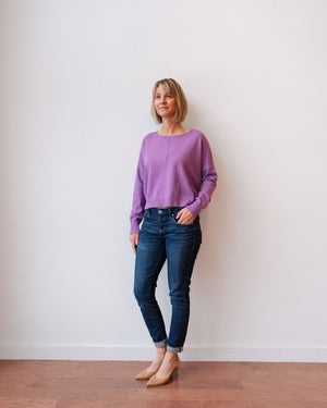 Purple pullover