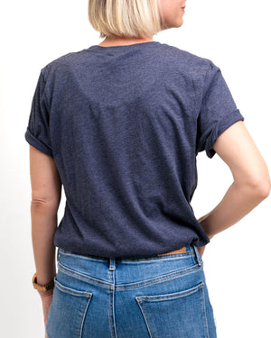 redmond unisex navy tee back