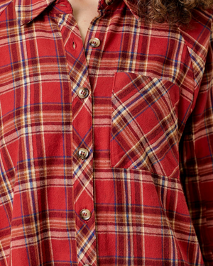 Plaid Raglan Shirt