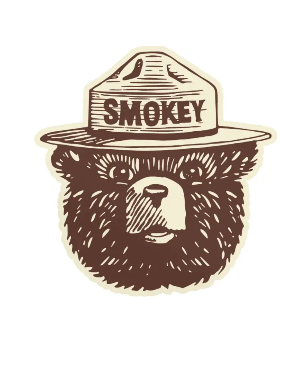 smokey bear sticker