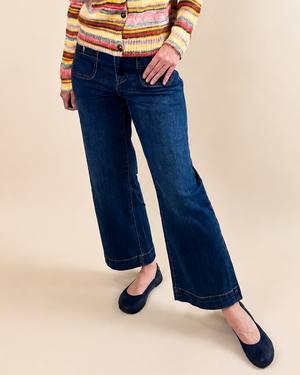 space dye stripe sweater