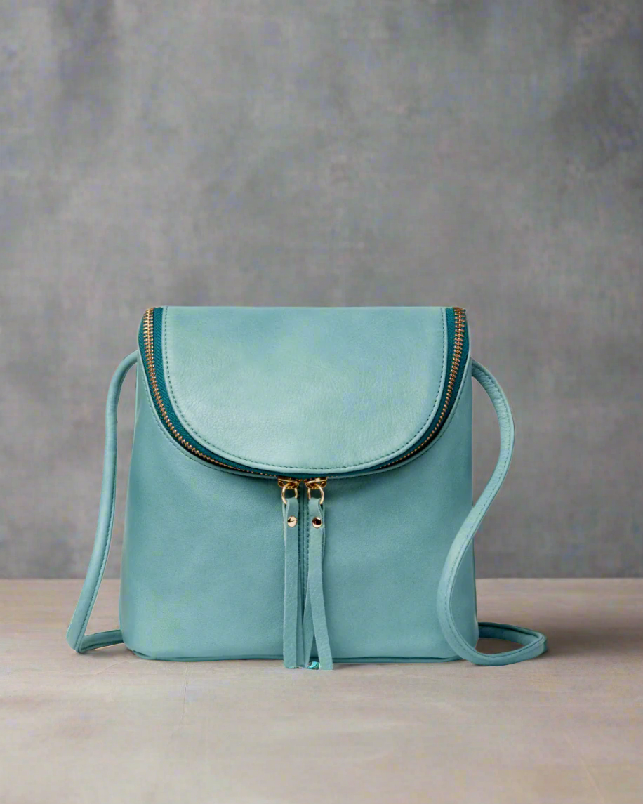 Teal Emery Crossbody