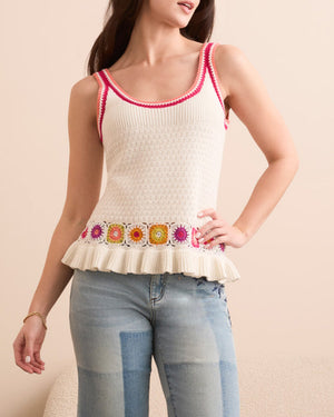 crochet sweater tank