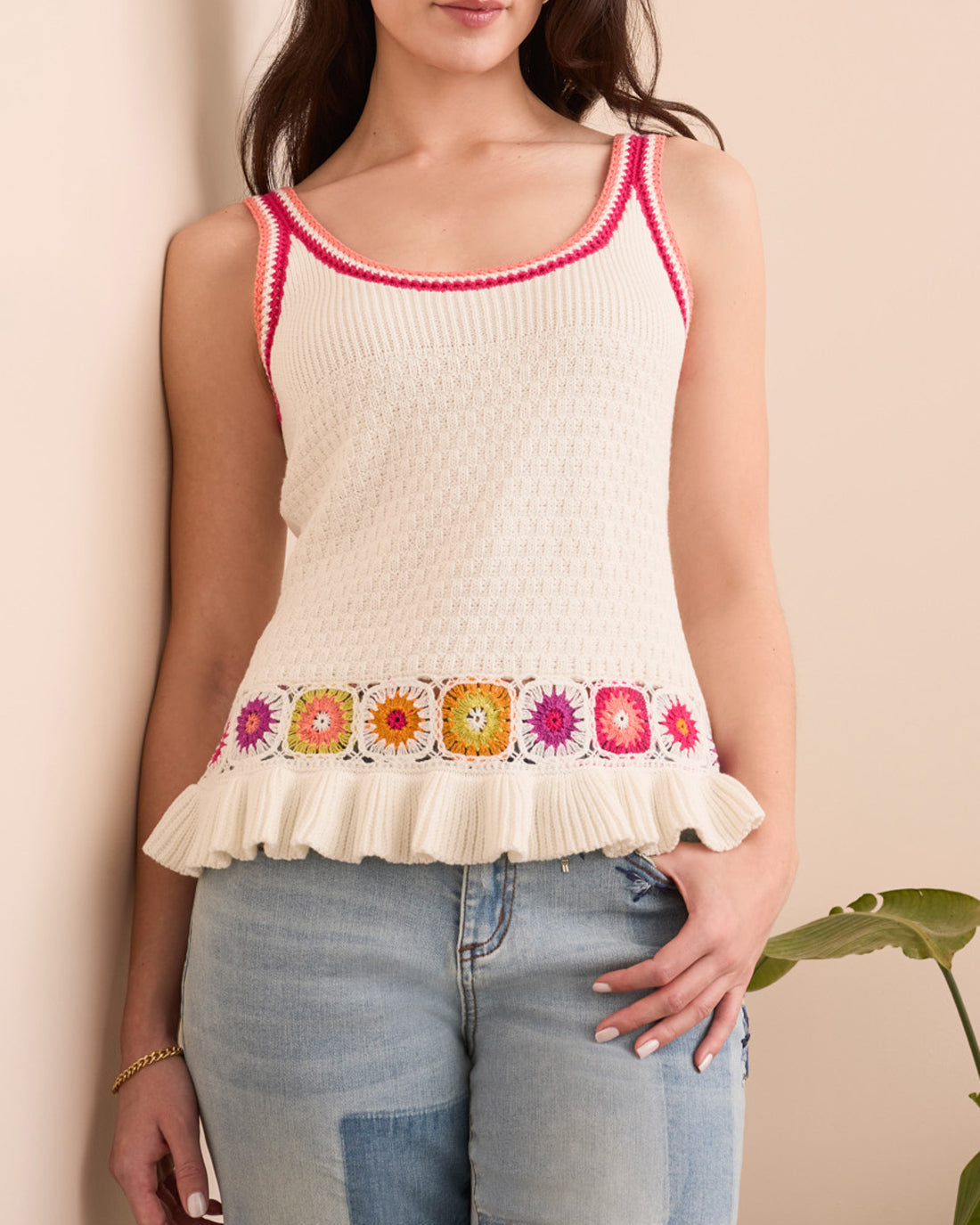 crochet sweater tank