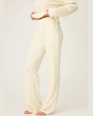 cream waffle pajamas