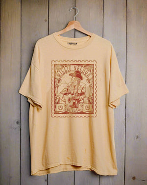 willie nelson graphic tee