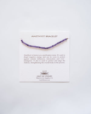 amethyst bracelet