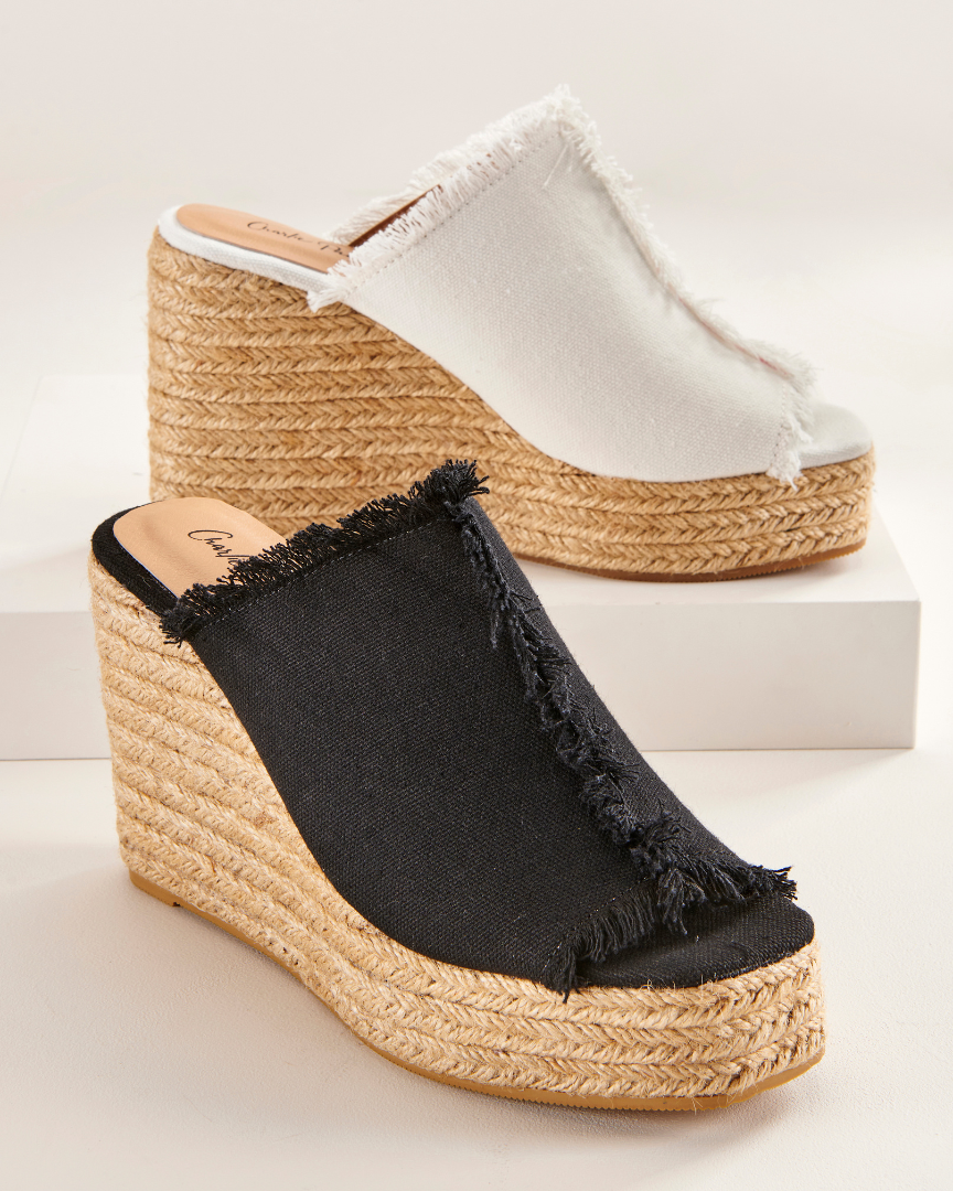 espidrille wedge shoes
