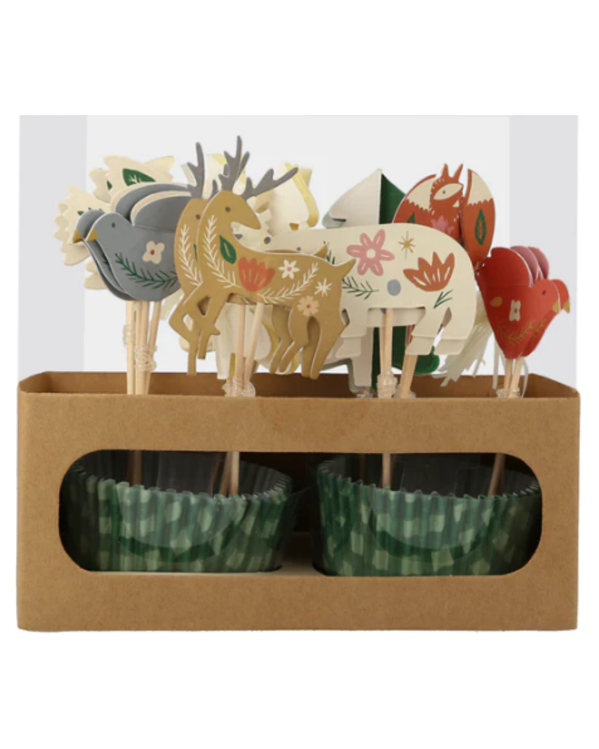 woodland cupcake kit